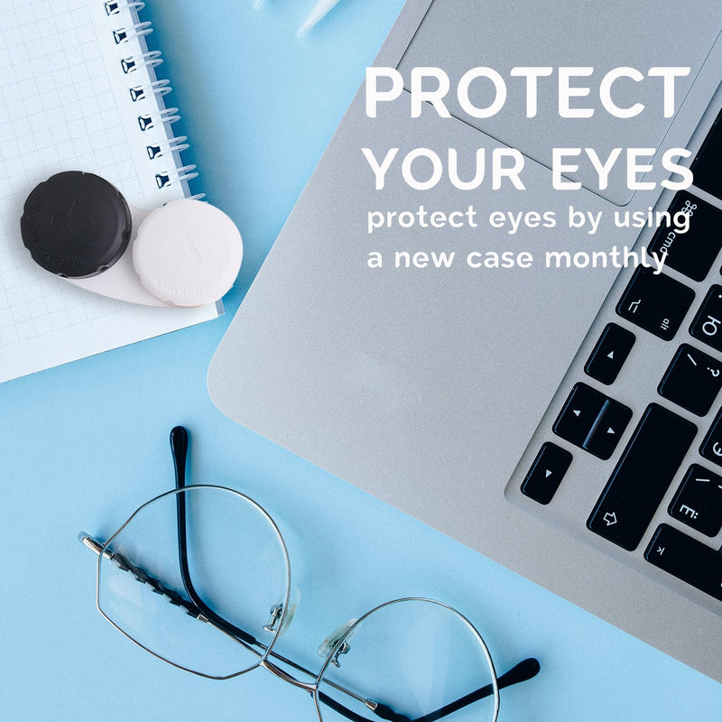 Contact Lens Case, 12 Pack Colorful Empty Contact Lens Cases Box Holder Container for Storage, Travel, Daily Home Use multi-color