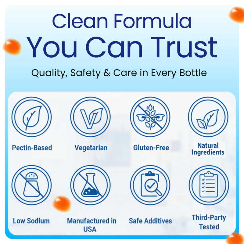 Focus Supplement for Kids & Teens, Focus Gummies for Teens, Omega 3 DHA for Memory, Concentration and Attention, Brain Supplements Children Focus Gummies, 60 Count