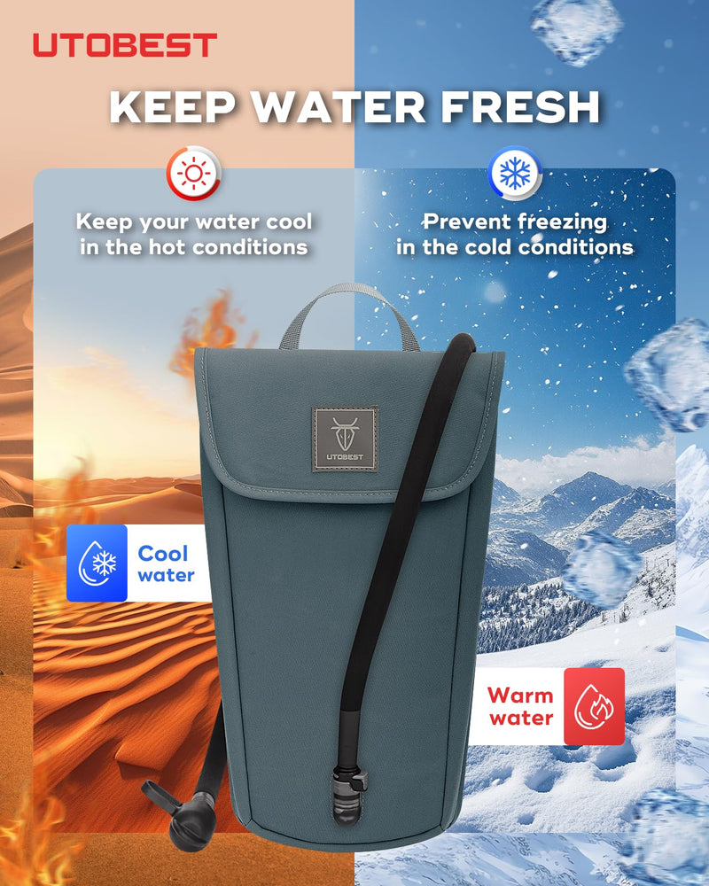 Insulated Insulation Bag, Fits 2L&3L Hydration Water Bladders, Lightweight & Water Resistant, Bladder is NOT Included 3 Liter - BeesActive Australia