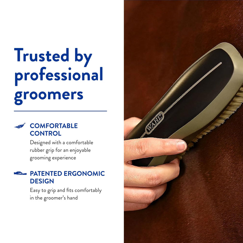 WAHL Professional Animal Equine Soft Body Horse Brush - Black Soft Body Brush - BeesActive Australia
