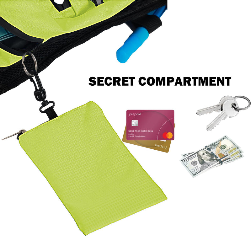 Cango Hydration Backpack with 2L Water Bladder, High Flow Bite Valve, Lightweight Cycling Backpack, Insulated Hydration Running/Hiking Backpack with Storage Green - 2L Water Bladder - BeesActive Australia