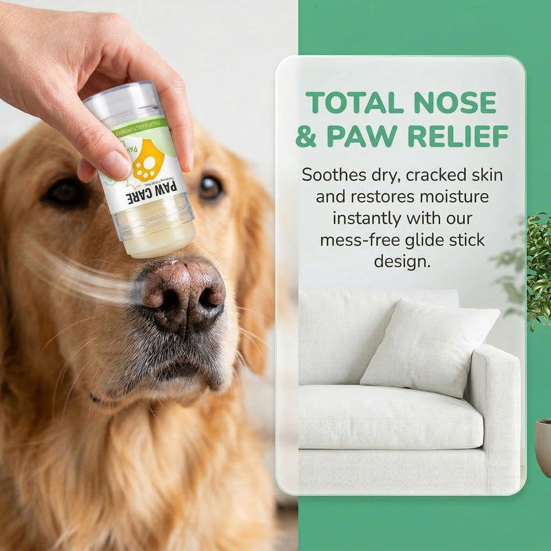 Prebiotic Dog nose balm, Natural lick safe Paw balm for dogs for itchy skin and supports your dogs Microbiome (Prebiotic Paw & Nose Balm)