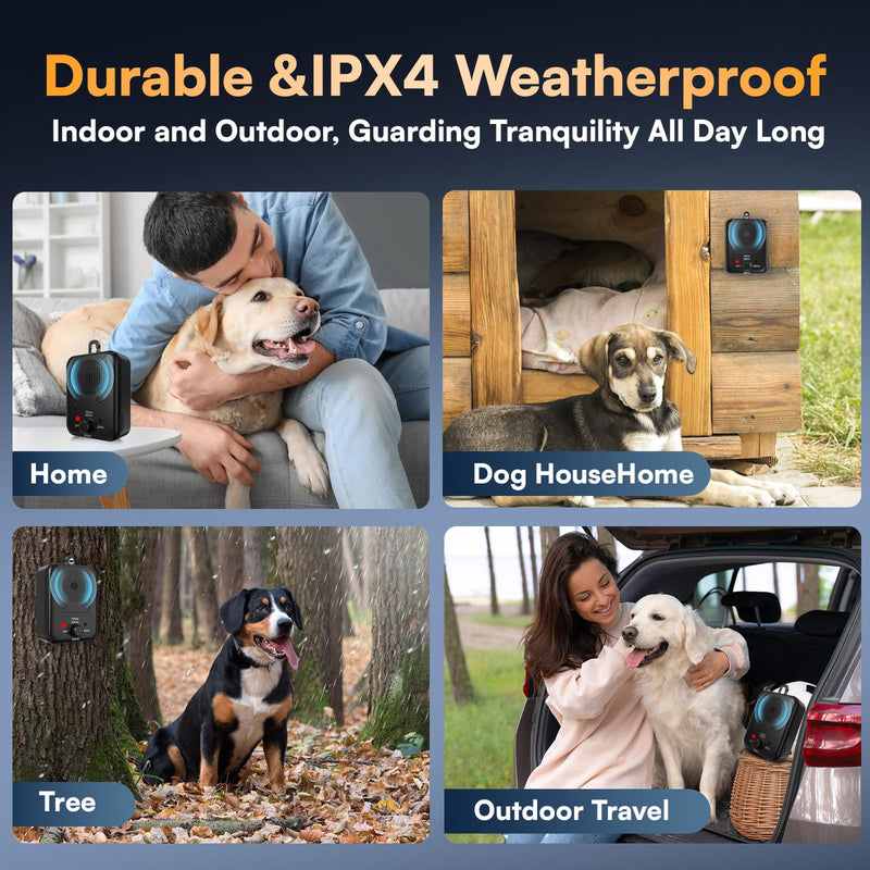 Anti Barking Devices, Auto Barking Control Devices with 3 Modes, Rechargeable Ultrasonic Dog Barking Deterrent Devices Bark Box, Effective Stop Barking Dog Devices for Indoor & Outdoor Use 9