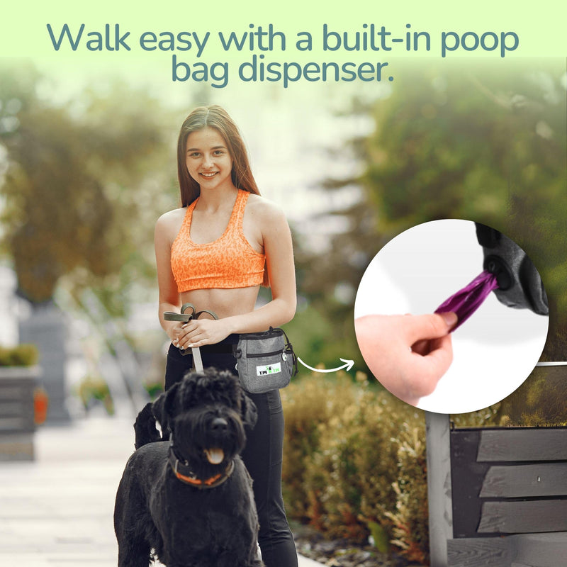 Pet N Pet Dog Treat Pouches For Pet Training, Dog Treat Bag, Dog Training Treat Pouch, Dog Treat Holder, Treat Bag, Dog Training Bag, Dog Treat Pouch Small, Treat Bag For Dog Training Grey Training Pouch - BeesActive Australia