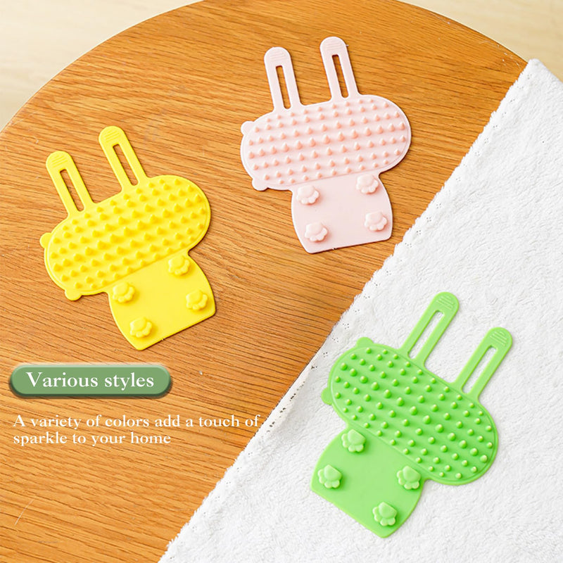3-piece cat hair brush, soft 2-in-1 animal brush made of silicone for pets, tickling massage brush for short and long-haired cats and dogs, cat scratching board for table legs and climbing frames - BeesActive Australia