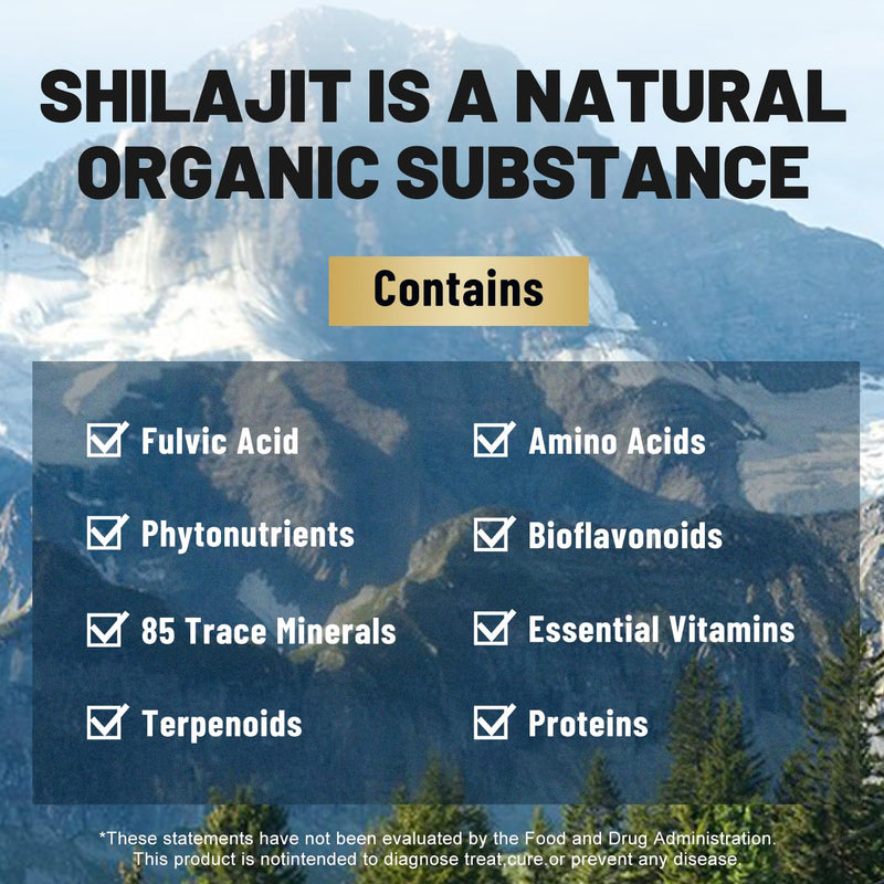 Ashwagandha Supplements,Premium Himalayan Shilajit Capsules for Men,120Ct | Capsule Formula with Ginseng & Fulvic Acid 120 Count (Pack of 1) Ashwagandha
