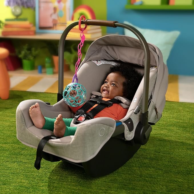 Kids II Japan Bright Starts O-Link Baby Stroller Toy, Stroller Strap, Teeth, Rattle, Oball, Baby Shower, Pink -  Australia