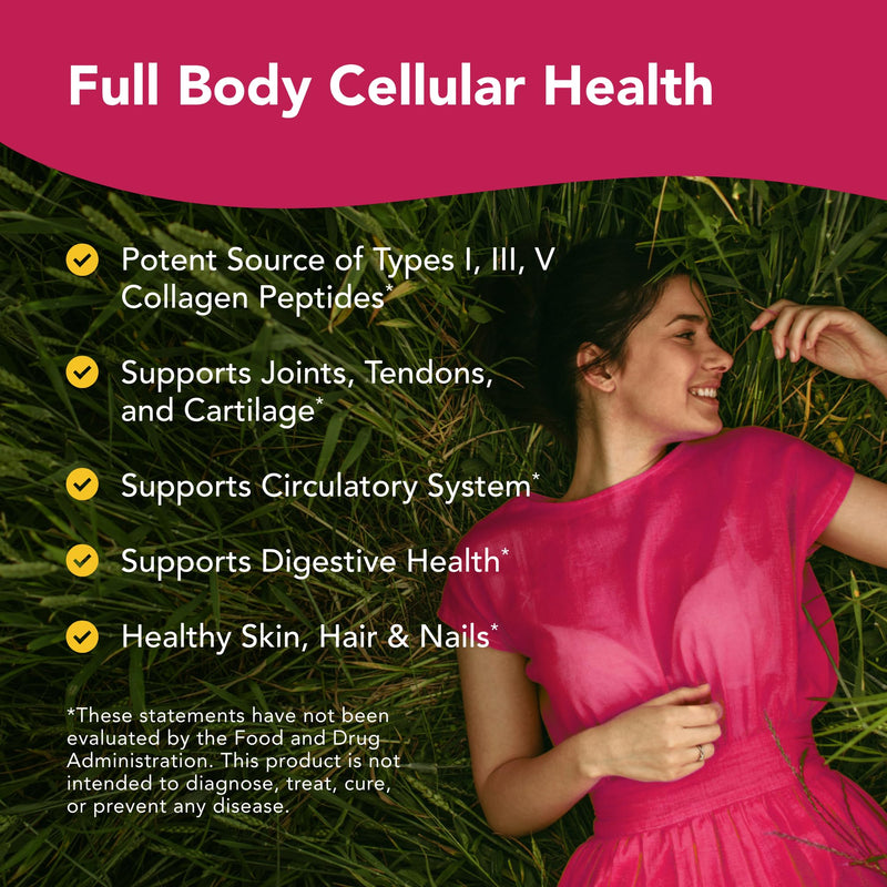 NORTH AMERICAN HERB & SPICE CollaGem Powder, Unflavored - 13.8 oz - 11 g of Collagen with Vitamin C, Calcium & Electrolytes - Bone, Skin, Hair, Nails & Joint Health - 30-Day Supply