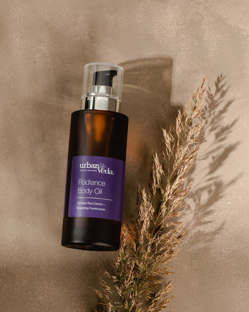 Urban Veda Body Oil with Vitamin E Oil | Collagen Oil for Skin Tightening | JojobaOil | Dark Spot Remover with TurmericOil| Bio Oil SkincareOil Stretch Marks | Body Oil for Women & Men | 3.40 Fl oz Frankinscence & Lavender