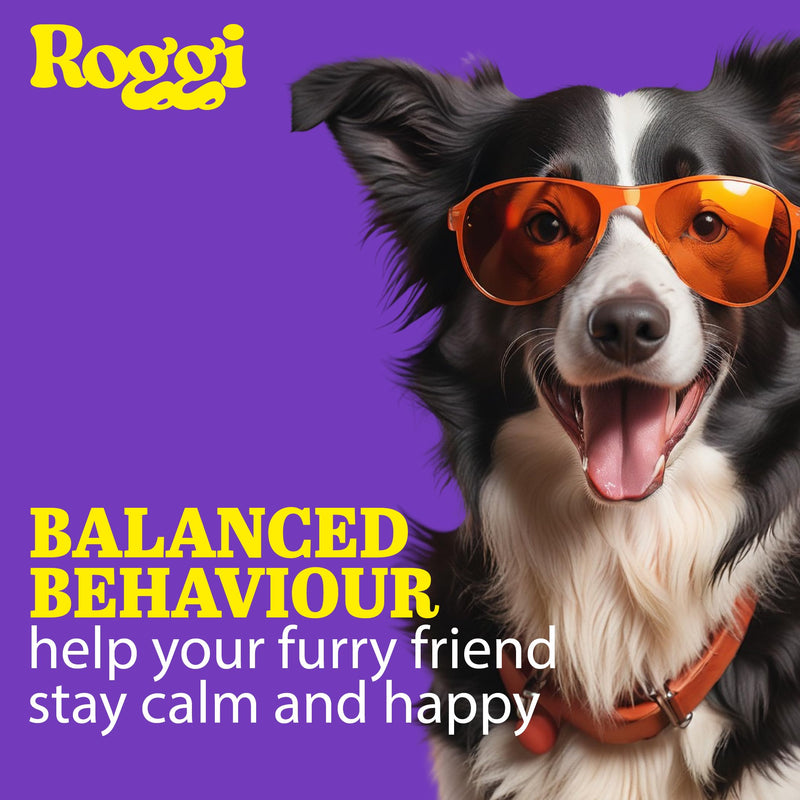 ROGGI Calming Chews For Dogs, Calming Dog Treats, Dog Calming Chews That Work, Stress and Anxiety Calming treats