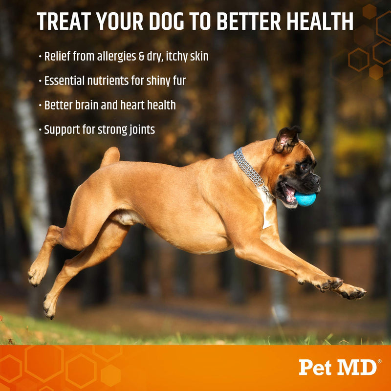 Pet MD Salmon Omega Bites and Hydrocortisone Spray Bundle - Allergy and Itch Relief Bundle for Dogs - BeesActive Australia