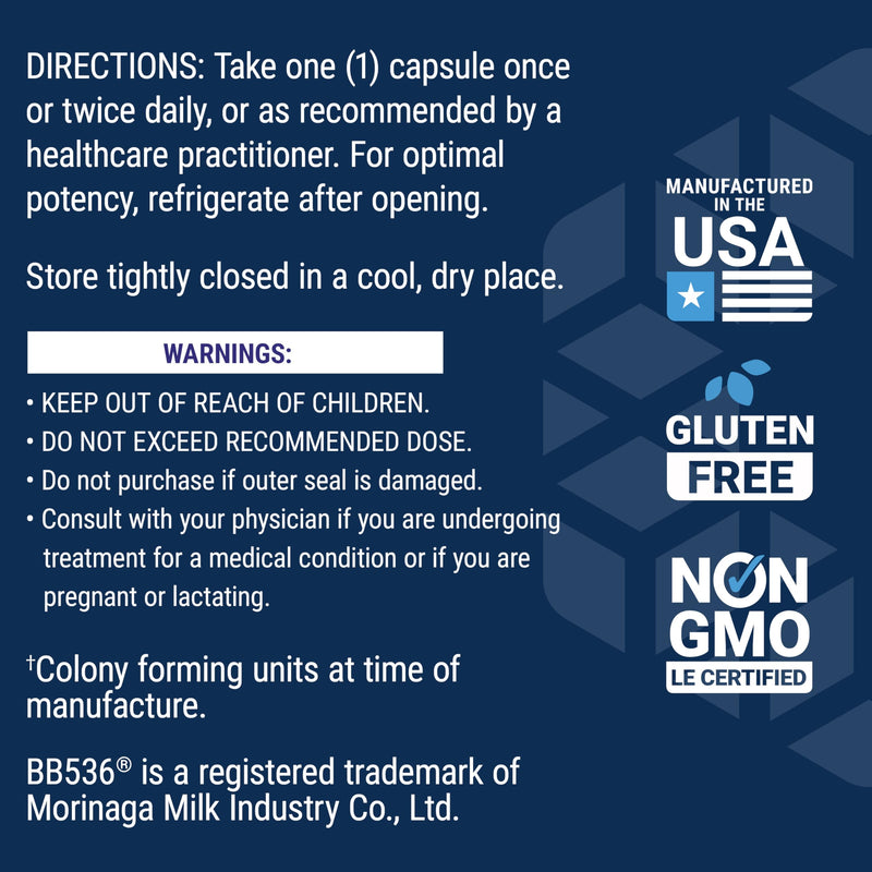 Life Extension Bifido GI Balance,probiotics,Bifidobacterium longum BB536® (2 Billion CFU),Support Healthy Gut & Digestive Health,Gluten-Free,Non-GMO,Vegetarian,60 Capsules,(Pack of 2) 60 Count (Pack of 2)