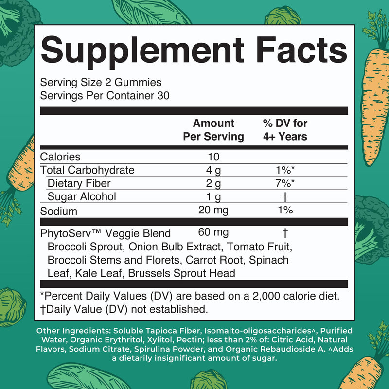 MaryRuth's Super Greens, Naturally-Occurring Quercetin, Spirulina, 60 Count | Naturally-Occurring Quercetin, Spirulina, Broccoli Root, Kale Leaf, Sugar Free, 2g Fiber, Vegan