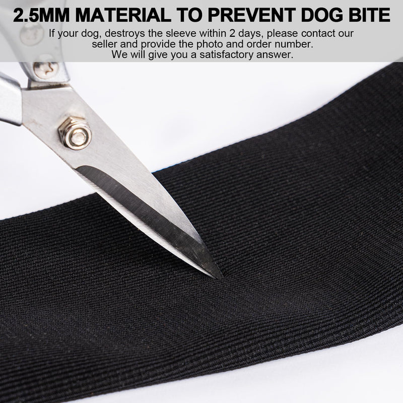 Dog Recovery Sleeve - Front Leg Only, Cone Collar Alternative, 2.5mm Thick Waterproof Abrasion-Resistant Pet Leg Sleeve, Washable, Prevents Licking/Biting & Keeps Wounds Dry (Black, XS) Black