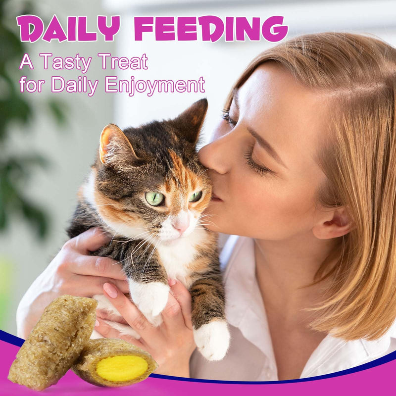 Cat Multivitamin Chews, 15 in 1 Multivitamin for Cats & Kittens, Bones, Joint, Skin & Coat Support, Cats Vitamins and Supplements - 100g