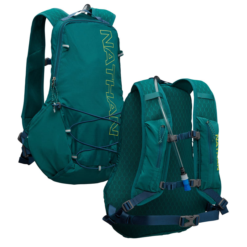 Nathan Crossover Hydration Pack Storm Green/Finish Lime 10L
