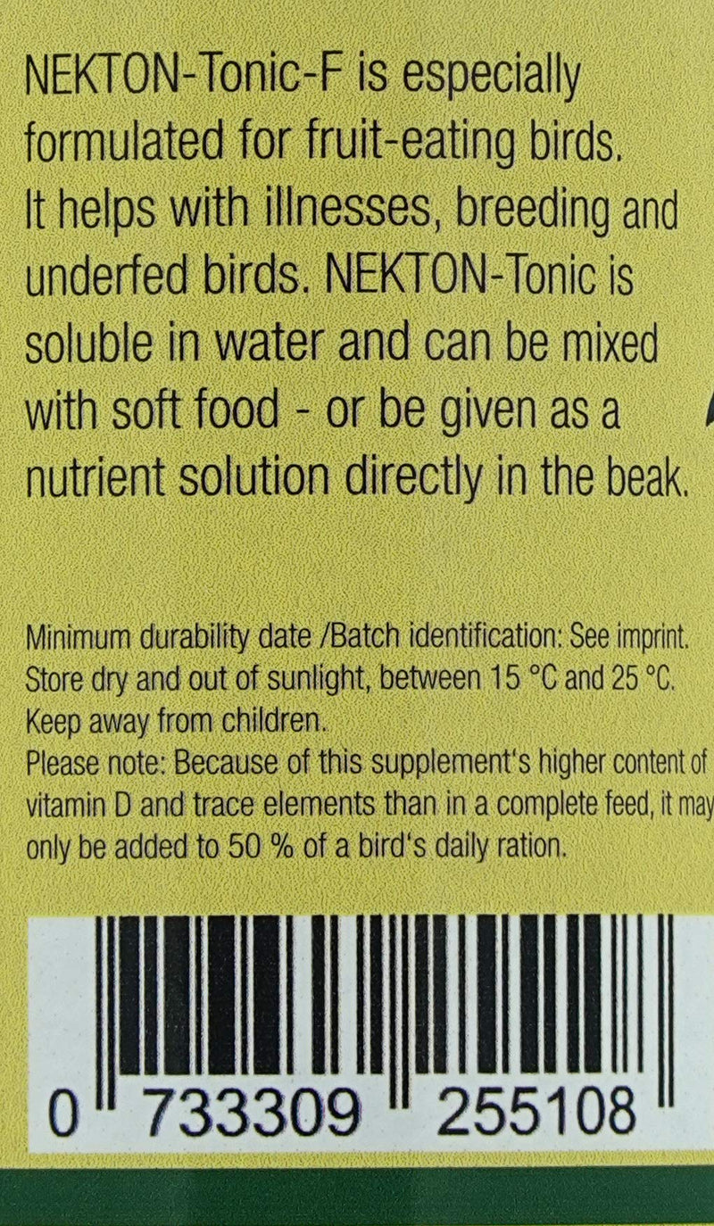 Nekton Tonic-F for Fruit-Eating Birds 100gm (3.5oz) 100gm / 3.5oz