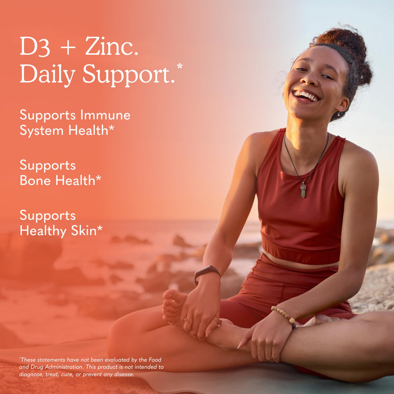 Garden of Life Dr. Formulated Vitamin D3 & Zinc Quercetin Once Daily Supplement – Immune Support & Breast Health, Non-GMO, Gluten-Free, 30 Small Tabs | Once Daily Supplement - Immune Support & Breast Health, Non-GMO, Gluten-Free