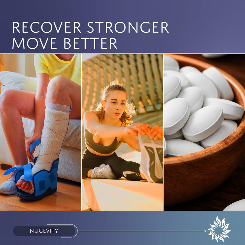 Osteo BHR, 60 Ct - Bone, Heart & Recovery Supplement | NASA co-developed formula with Ipriflavone, Calcium, Magnesium, Boron, Vitamin D3 and K2, Bone growth support formula