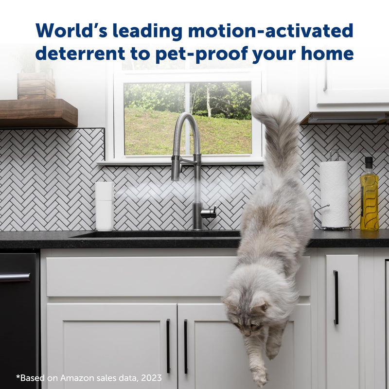 PetSafe SSSCAT Automatic Spray Pet Deterrent - World’s Leading Motion-Activated Repellent for Cats and Dogs - Keep Pets Off Furniture, Stop Cats from Scratching SSSCAT Spray System - BeesActive Australia