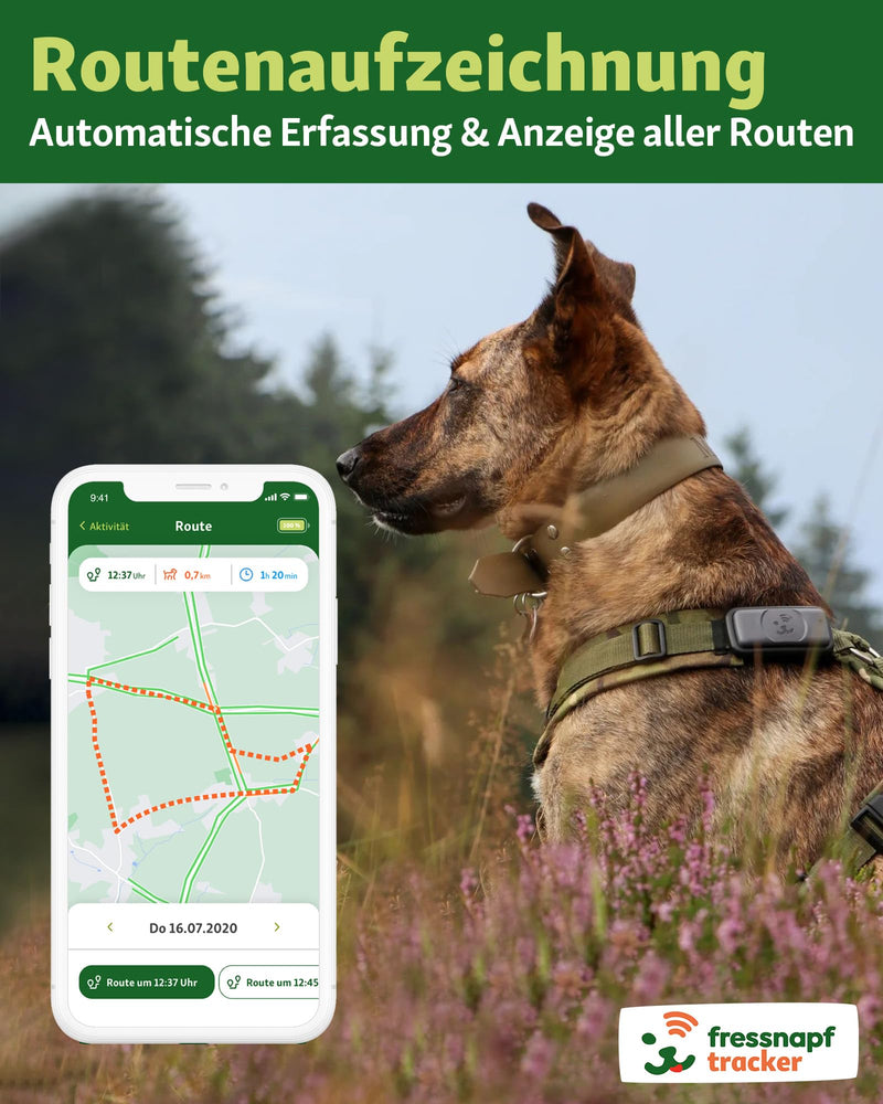 Fressnapf GPS tracker for dogs - 2nd generation - without subscription - tracking without distance limits - activity tracking - health function - dog-friendly design (without personalization) without personalization - BeesActive Australia