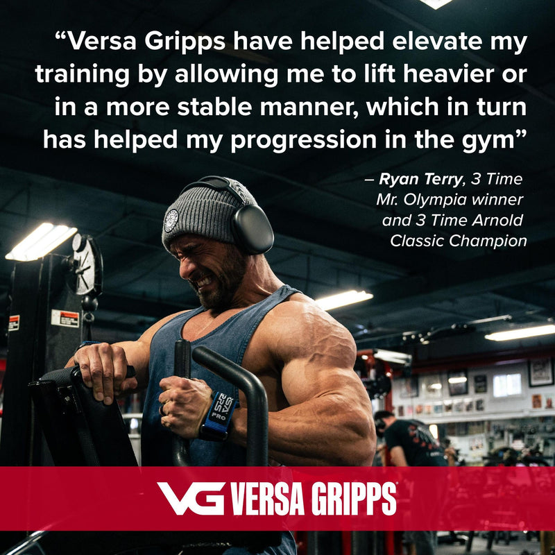 Versa Gripps® Classic, Made in The USA, Wrist Straps for Weightlifting Alternative, The Best Training Accessory Pink Label Med/Large: 7-1/8 to 8 inch wrist - BeesActive Australia