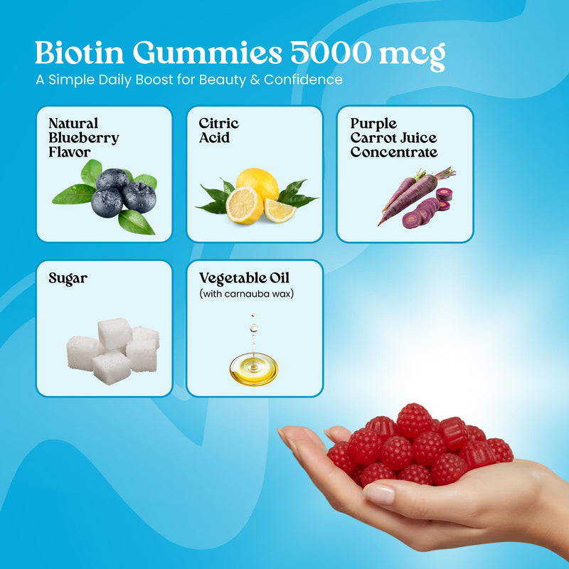 VITA GLOBE Hair Skin & Nails Gummies with Collagen 20mg + Biotin, Vegan | Hair Growth Support, Vitamins A C D E B6, Non-GMO, Chewable Daily Vitamins, 60 Gummies 40 Count (Pack of 1)