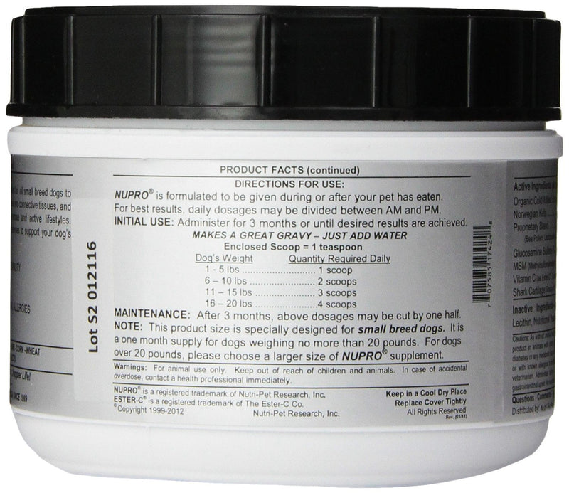 Nupro Joint Support (1 lb) - PawsPlanet Australia