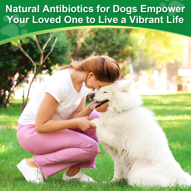 Antibiotics for Dogs,Natural Antibiotics for Dogs,Dog Antibiotic,Pet Antibiotic, Dog Multivitamin, Supports Allergy and Itch Relief,Dietary Supplement,Natural Herbal Supplement 60ml