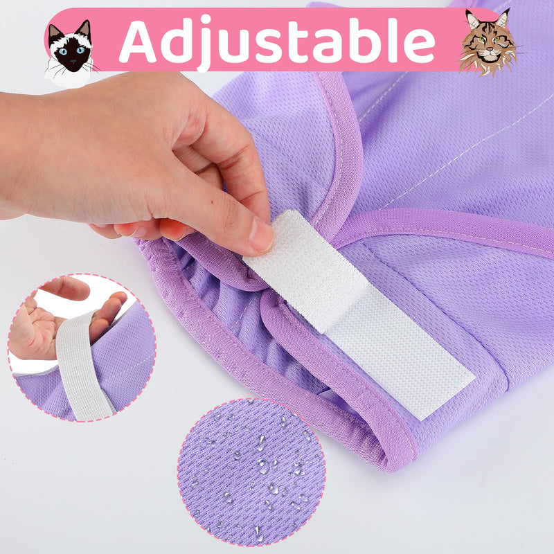 3 Pieces Cat Ear Covers Anxiety Relief Dog Calming Hood Stretchy Pet Snood Cats Ear Neck Scarf Wrap Dogs Pets for Grooming Bath Drying Noise Protection Winter Warm - BeesActive Australia