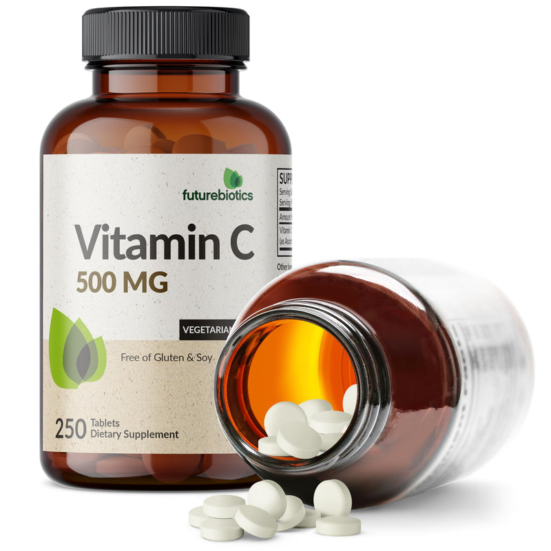 Futurebiotics Vitamin C 500mg Non-GMO, 250 Tablets