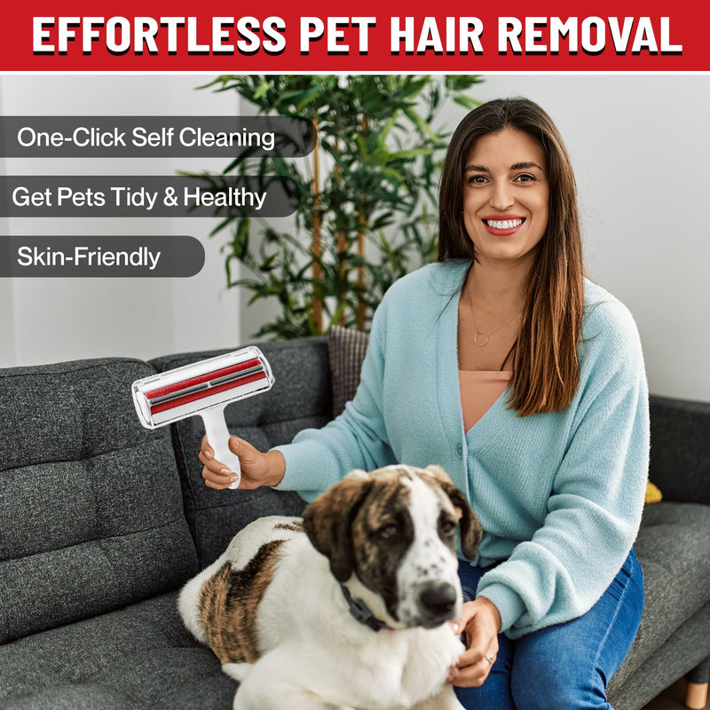 Ja&Ja Pet Hair Remover for Laundry Self-Cleaning Dog Hair Remover for Effortless Hair Removal Ultra-Fast and Efficient Reusable Lint Rollers for Pet Hair Large Capacity Dustbin lint Roller - BeesActive Australia