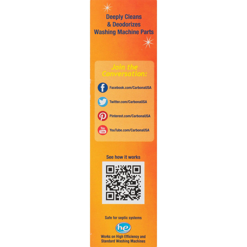 Carbona® Washing Machine Cleaner | Eliminates Odor & Residue | 3 Count, 1 Pack 10.58 Ounce (Pack of 1) - BeesActive Australia