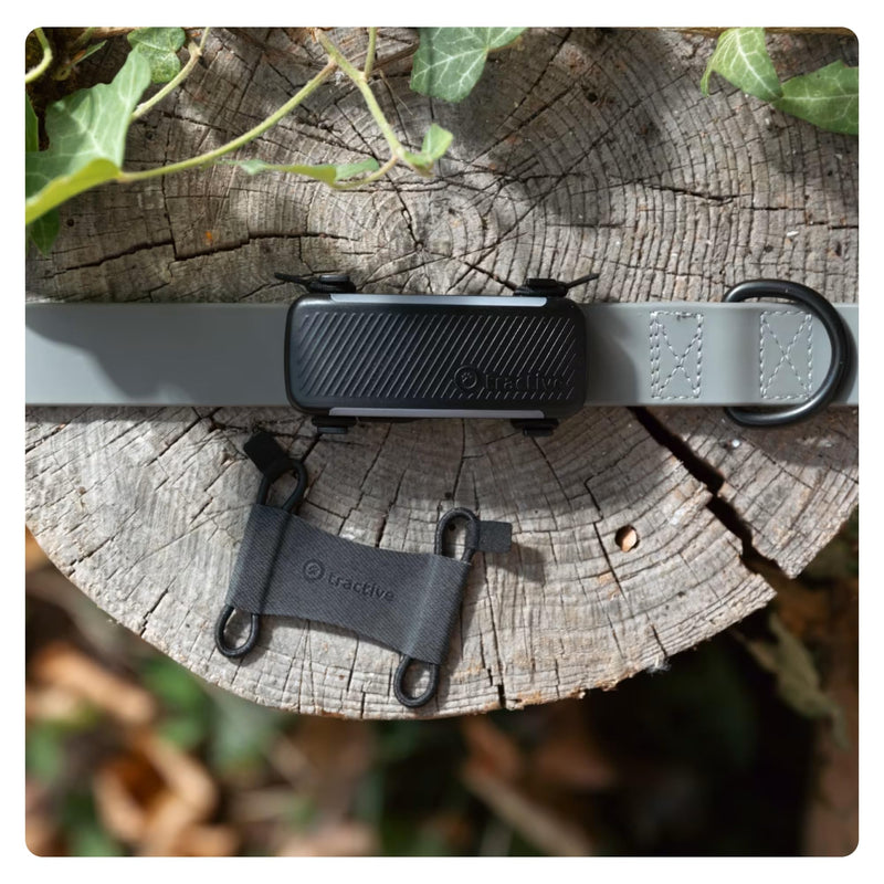 Tractive 2 PCS. Textile clips for Tractive Dog 6 GPS Tracker (Black) - L - BeesActive Australia