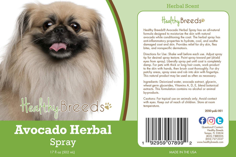 Healthy Breeds Pekingese Avocado Herbal Spray 17 oz