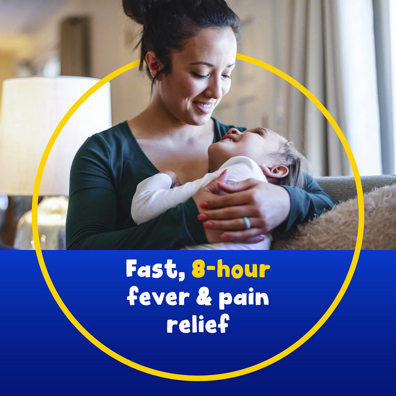 Advil Children's Pain Reliever and Fever Reducer, Dye Free Children's Ibuprofen for Pain Relief, Liquid Ibuprofen for Children, White Grape - 4 Fl Oz (Pack of 3) 4 Fl Oz (Pack of 3)