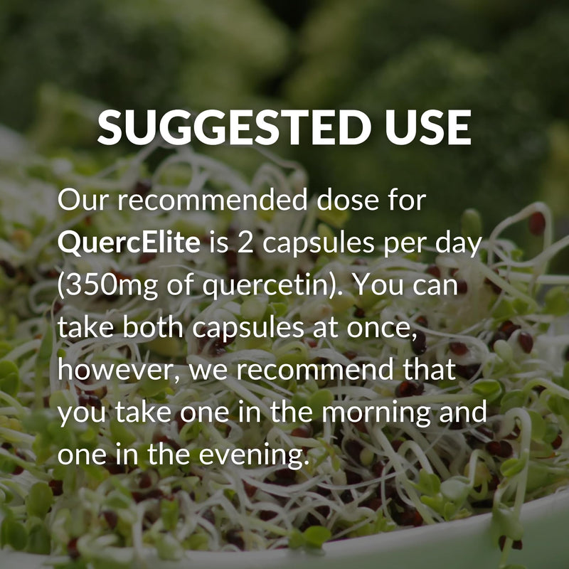 Mara Labs QuercElite Bioavailable Quercetin | 350 mg Quercetin and 250 mg Broccoli Seed Complex | 30 Vegan Capsules