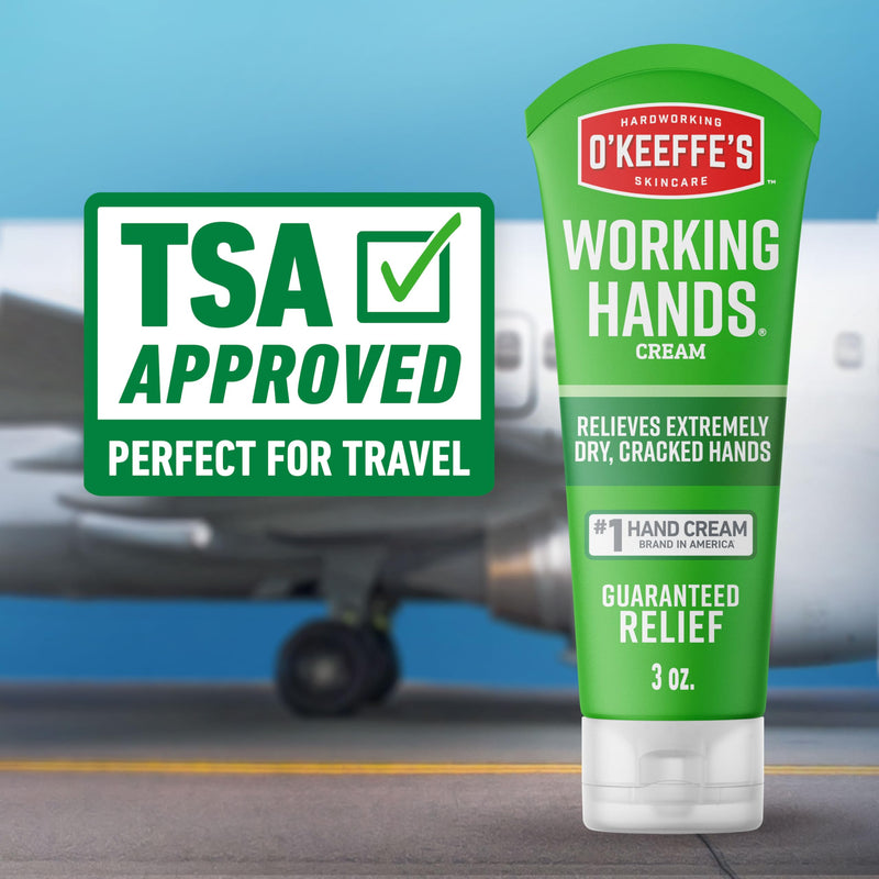 O'Keeffe's Working Hands Hand Cream for Extreme Dryness - 3 oz Tube (2 Pack) - Repairing Skincare for Cracked, Dry Hands - BeesActive Australia