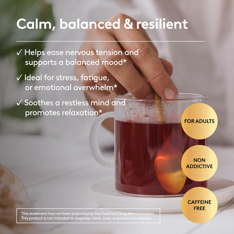 Stress & Mood Syrup Supplement, 6.7oz | Supports Relaxation and Nervousness, with Ashwagandha, Saffron, Skullcap, and Licorice Root Stress & Mood