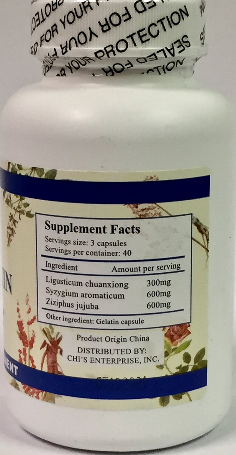 Chi's Enterprise Relaxin 120 capsules