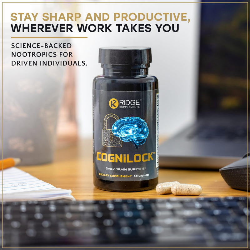 12-in-1 Nootropic Brain Supplement for Memory and Focus, Alpha GPC, Citicoline, CognatiQ™, Cognitive Support - Brain Fog Vitamins w/Lion’s Mane Lion’s Mane, 60 Count