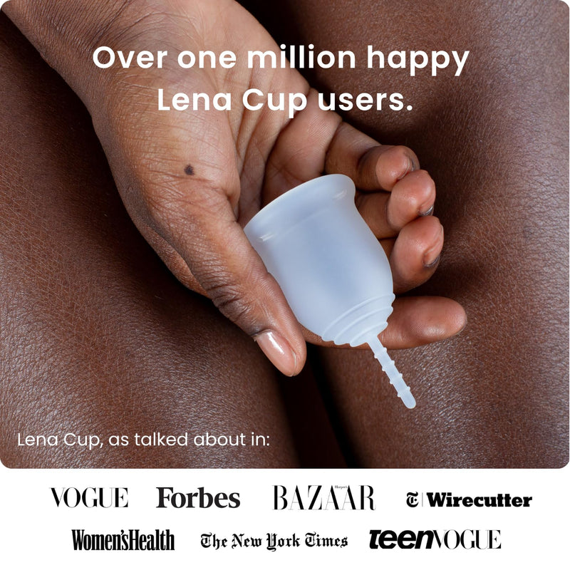 Lena Feminine Wipes Mini - Flushable, Unscented & Ph Balanced - Period Travel Kit - Menstrual Cup Wipes & Menstrual Disc Cleaner - 32 Count