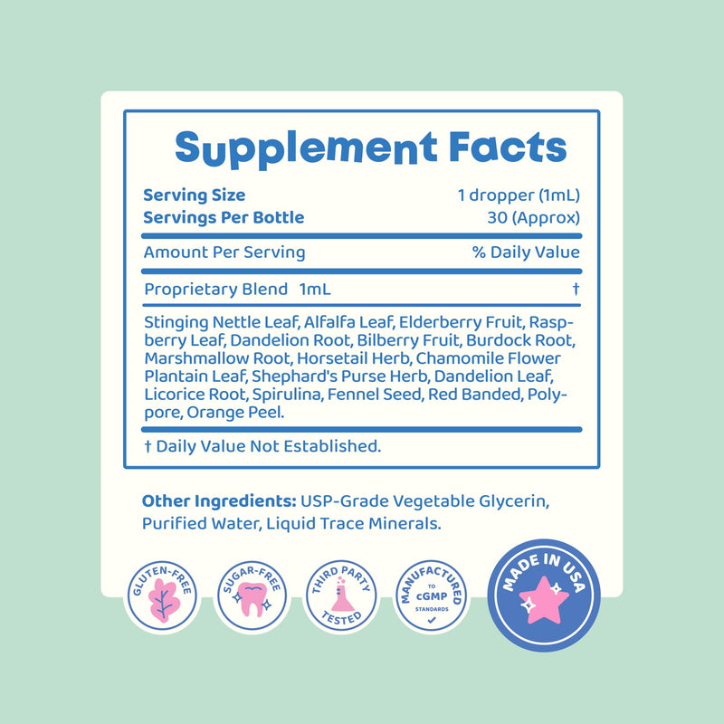 JoySpring Vital Vits - Kids Liquid Multivitamin - 1 fl oz (30 Servings) | Herbal Liquid Vitamins for Kids | Natural Flavor | Toddler Multivitamin with Elderberry, Spirulina, and More (Pack of 2) Vital Vits Drops 1 Fl Oz (Pack of 2)