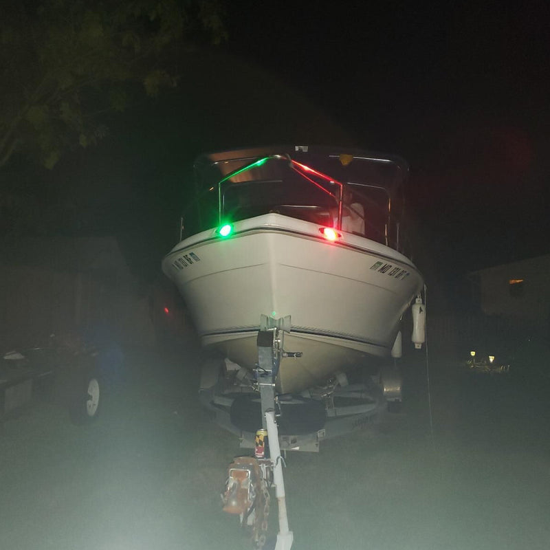 IZTOSS 12V Boat LED Navigation Lights Marine Boat Lights Waterproof Navigation Lights Side Bow Teardrop Lights Red and green lights
