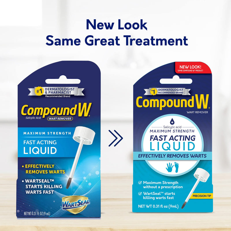 Compound W Maximum Strength Fast Acting Liquid Wart Remover, 0.3 Fl Oz - BeesActive Australia