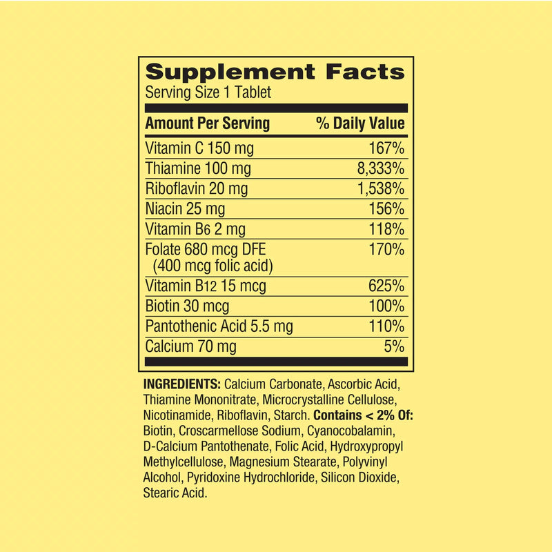 Spring Valley Super Vitamin B Complex Calcium Carbonate, Ascorbic Acid 250 Tablets Bundle with Lual's 45 Diabetes Decoded
