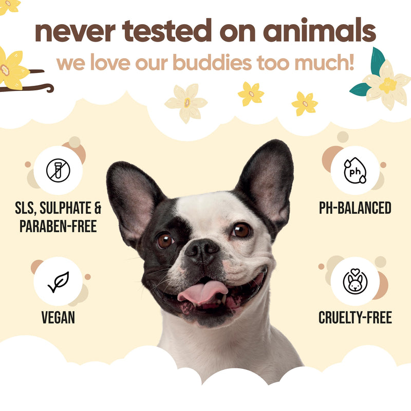 Buddycare Dog Paw & Nose Balm - Vanilla & Shea Butter | Protects & Repairs Dry, Cracked & Chapped Skin | Vegan & Cruelty-Free, Moisturises & Nourishes | Pocket Sized Grooming Accessory