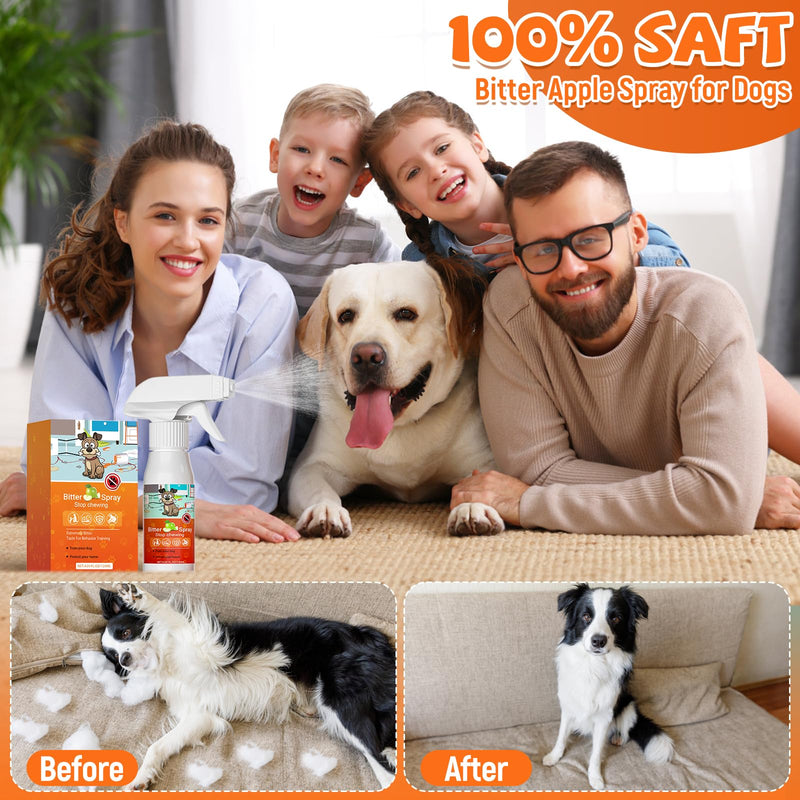 Bitter Apple Spray for Dogs to Stop Chewing, Anti Chew Behavior Training Aid for Dogs and Cats, Bitter Yuck Spray for Dogs Prevent Chewing Licking of Bandages, Paws, Shoes, Fur and Furniture - BeesActive Australia