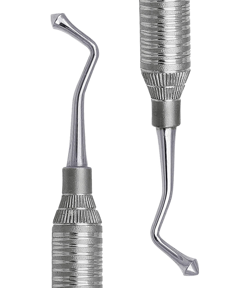 Pomee Dental Acorn Burnisher #21D, Double-Ended (3.80mm & 4.50mm Tips), Ultra-Light, 9.5mm Hollow Handle, Composite & Amalgam Instrument for Detail Finishing & Polishing, 702-602