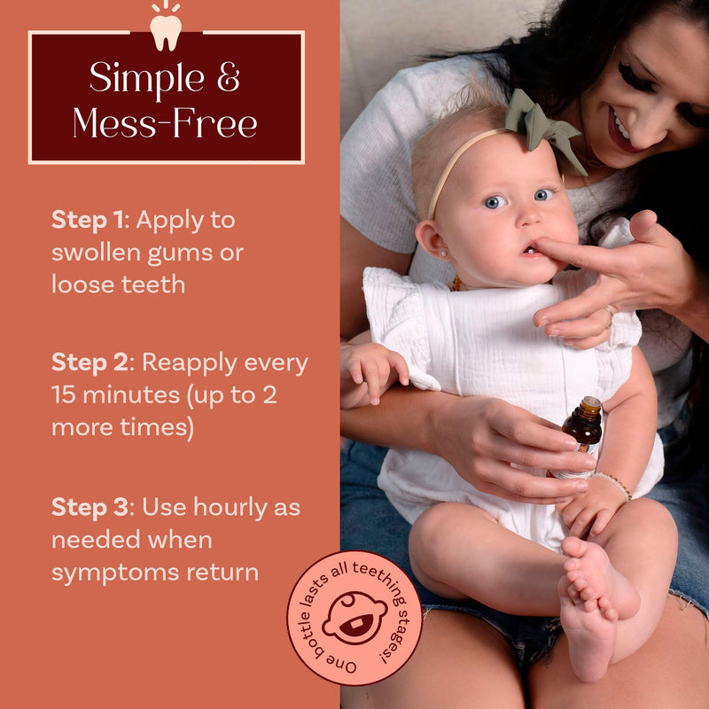 Punkin Butt Teething Oil for Babies, Infused with Chamomilla, Phytolacca & Rheum, Plant-Based Formula, Homeopathic Natural Teething Relief for Babies, 1oz Bottle Original